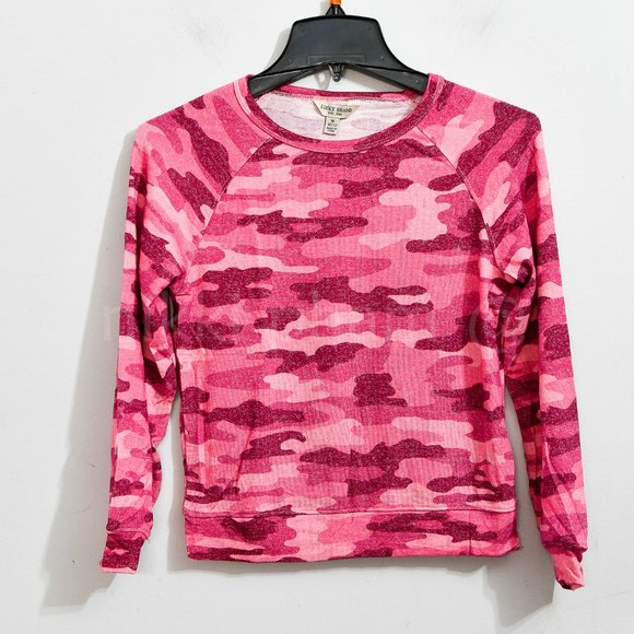 NWT Lucky Brand Youth Long Sleeve Knit Tops 2-Pack in RED - Picture 4 of 5